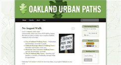 Desktop Screenshot of oaklandurbanpaths.org